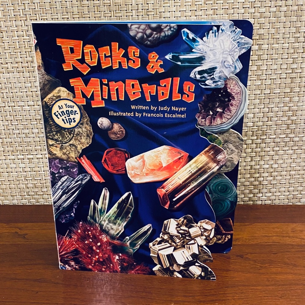 🌟HP🌟Rocks and Minerals At Your Fingertips Book